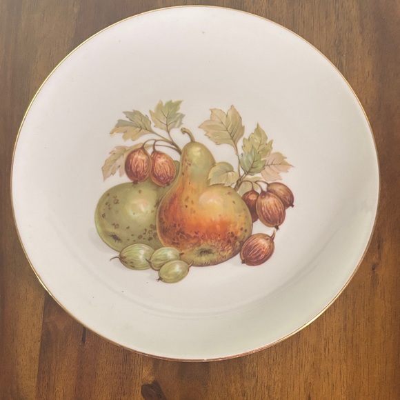 Other - Elegant Fruit Design Dinner Plate